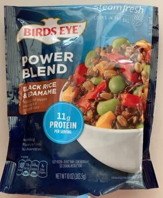 Black Rice & Edamame with Farro, Red Peppers and Mango in a Miso Ginger Sauce Power Blend