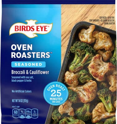 Broccoli & Cauliflower Seasoned with Sea Salt, Black Pepper & Herbs Oven Roasters