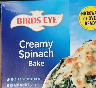 Creamy Spinach Bake in a Parmesan Cream Sauce with Roasted Garlic