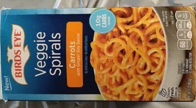 Carrots With Ginger Soy Sauce Veggie Spirals