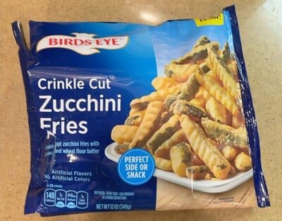 Crinkle Cut Zucchini Fries With A Corn And Wheat Flour Batter