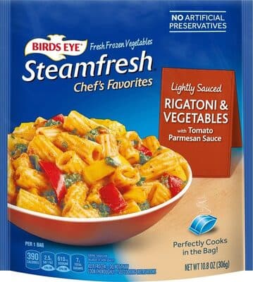 Tomato Parmesan Rigatoni & Vegetables Sauced