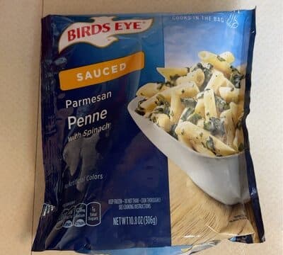 Parmesan Penne With Spinach Sauced