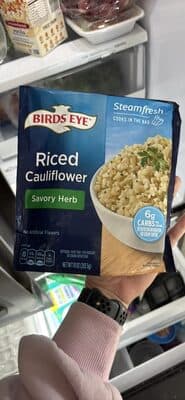 Savory Herb Riced Cauliflower