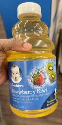 Gerber graduates fruit splashers juice strawberry kiwi