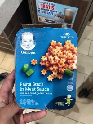 Pasta stars in meat sauce