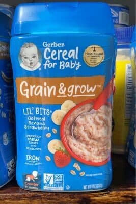 Lil’ Bits Oatmeal Banana Strawberry