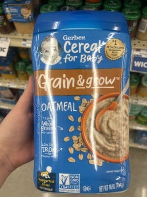 Singlegrain Oatmeal Baby Cereal
