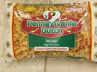 Wide Enriched Egg Noodles Product