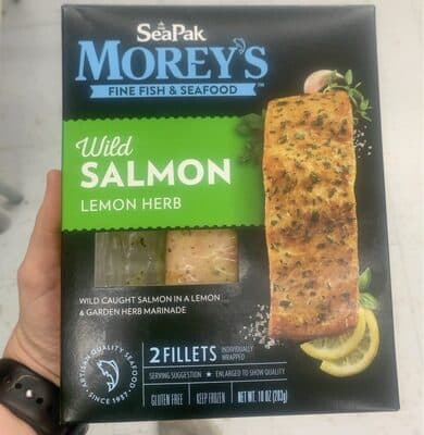 Lemon Herb Wild Salmon In A Lemon & Garden Herb Marinade Fillets