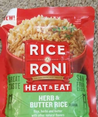 Herb and butter rice