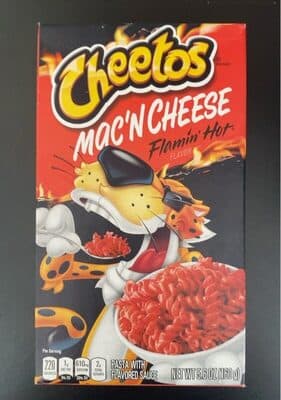 Flamin' Hot Flavor Mac'n Cheese Pasta With Flavored Sauce