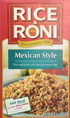 Mexican Style Rice, Pasta and Flavorful Mexican Seasonings