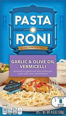 Garlic & Olive Oil Vermicelli In A Garlic And Olive Oil Flavored Sauce