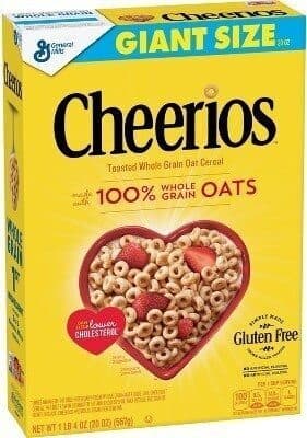 Cheerios Whole Grain Oats Gluten Free Breakfast Cereal