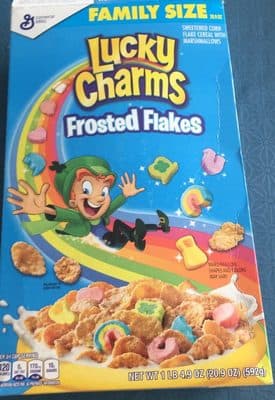 Sweetened Corn Frosted Flakes Cereal With Marshmallows