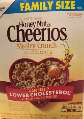 Whole Grain Oats, Honey Nut Cheerios