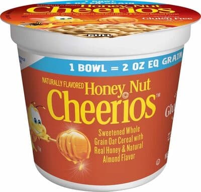 Honey Nut Sweetened Whole Grain Oat Cereal With Real Honey & Natural Almond Flavor