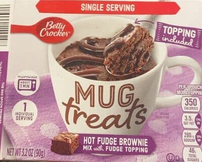 Betty Crocker Hot Fudge Brownie Mug Treat