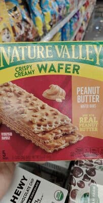 Peanut Butter Crispy Creamy Wafer Bars