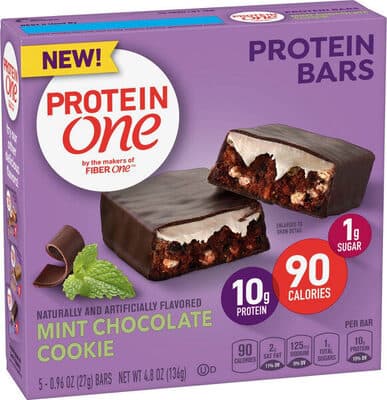 Mint Chocolate Cookie Protein Bars
