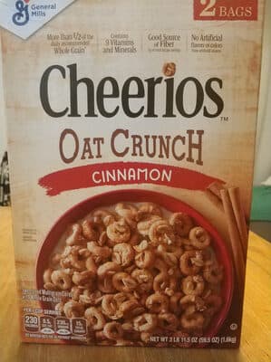 Cinnamon Sweetened Multigrain Cereal With Whole Grain Oats Crunch