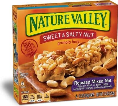 Sweet & Salty Nut Granola Bars
