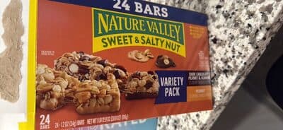 Nature Valley Sweet & Salty Nut Dark Chocolate Peanut & Almond Chew Granola Bars