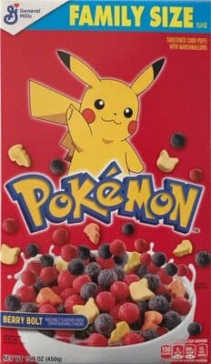 Pokemon Berry Bolt Cereal