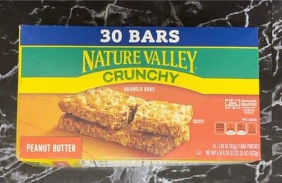 Nature valley crunchy granola bars peanut butter
