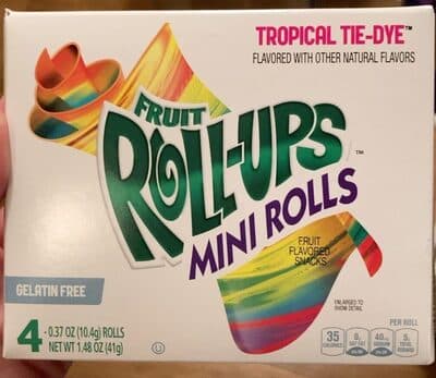 Fruit roll ups mini rolls