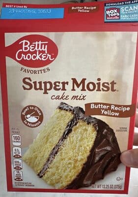 Super Moist cake mix