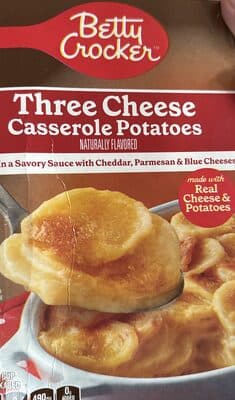 Three cheese casserole potatoes