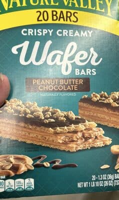Crispy creamy wafer bars