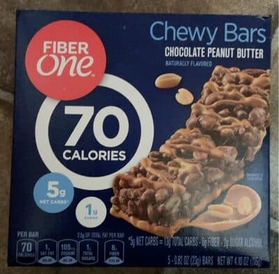 Chocolate Peanut Butter Chewy Bars
