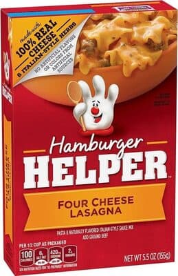 Four Cheese Lasagna Pasta & Naturally Flavored Italian-Style Sauce Mix