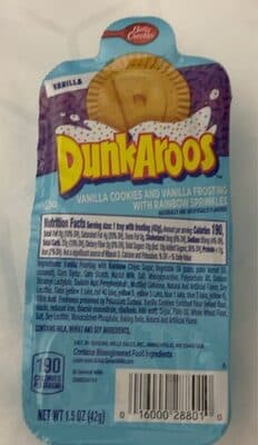 Dunkaroos Vanilla Cookies & Chocolate Frosting