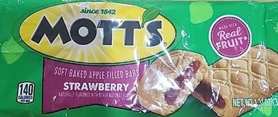 Soft Baked Apple Filled Bars Strawberry