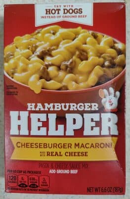 Cheeseburger Macaroni Pasta & Cheesy Sauce Mix