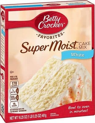 White Super Moist Cake Mix