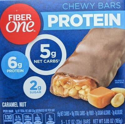 Caramel Nut Protein Chewy Bars