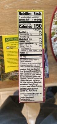 Nature Valley Chewy Trail Mix Dark Chocolate Cherry Granola Bars