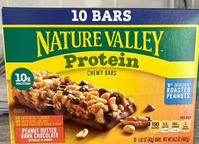 Peanut Butter Dark Chocolate Protein Chewy Bars