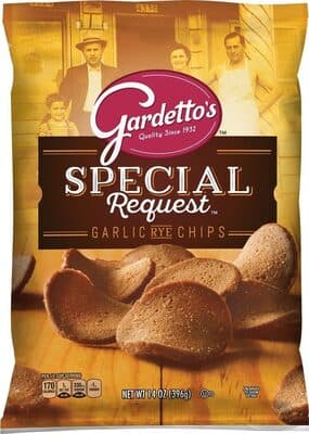 Roasted Garlic Rye Chips