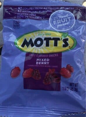 Fruit flavored snacks