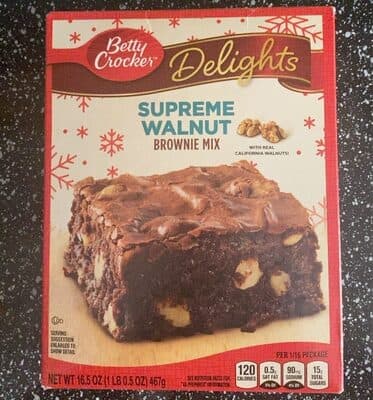 BROWNIE MIX, SUPREME WALNUT