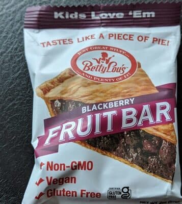 Blackberry Fruit Bar