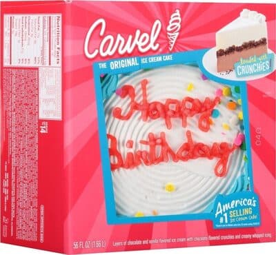 The Original Ice Cream Cake Layers of Chocolate and Vanilla Flavored Ice Cream with Chocolate Flavored Crunchies and Creamy Whipped Icing