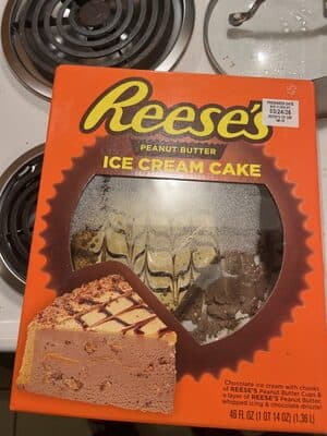 Premium Peanut Butter Ice Cream Cake