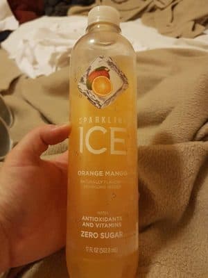 Orange Mango Flavored Sparkling Water